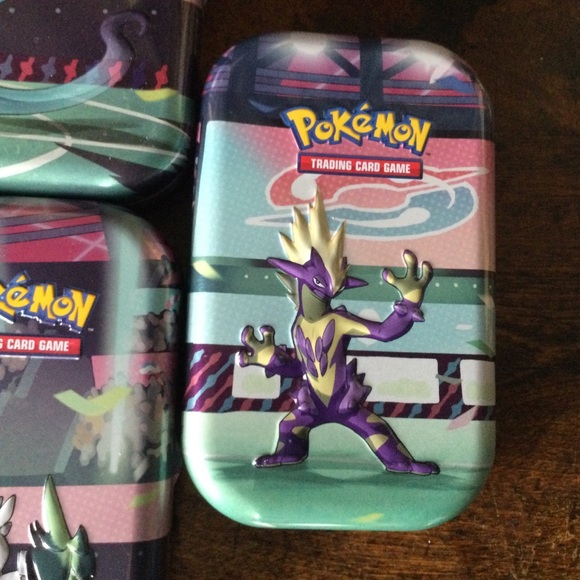 Pokemon Tins empty Set of Five - Picture 5 of 7